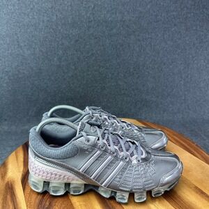 Adidas Womens Megaride 2008 Bounci Metallic Grey Pink Sneakers Sz 8.5 163067 Y2K